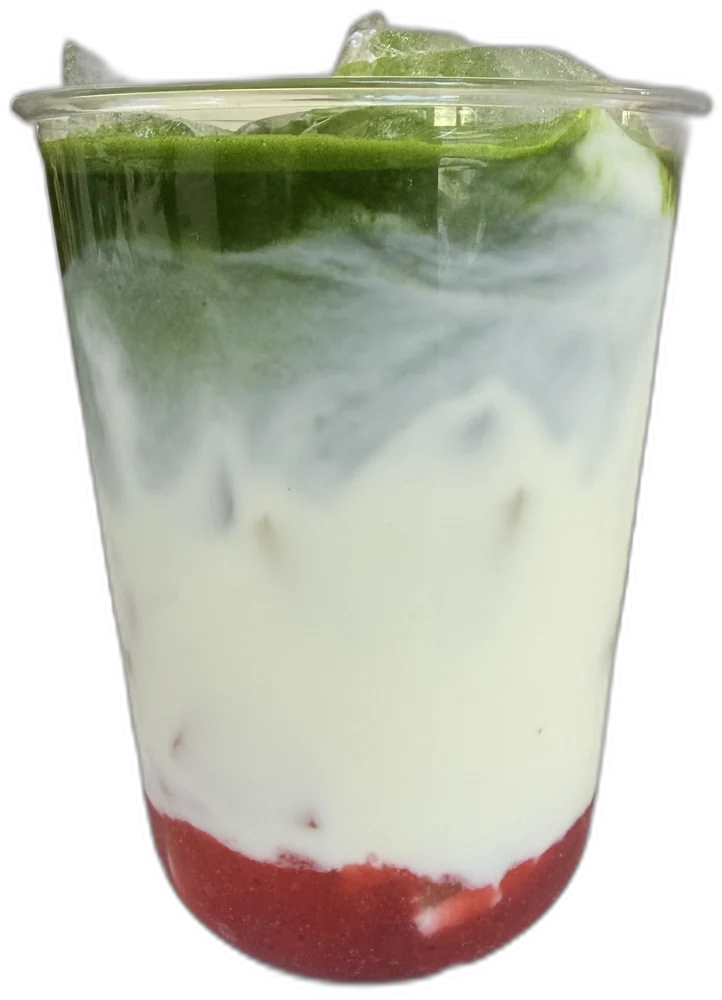 Strawberry Matcha Latte